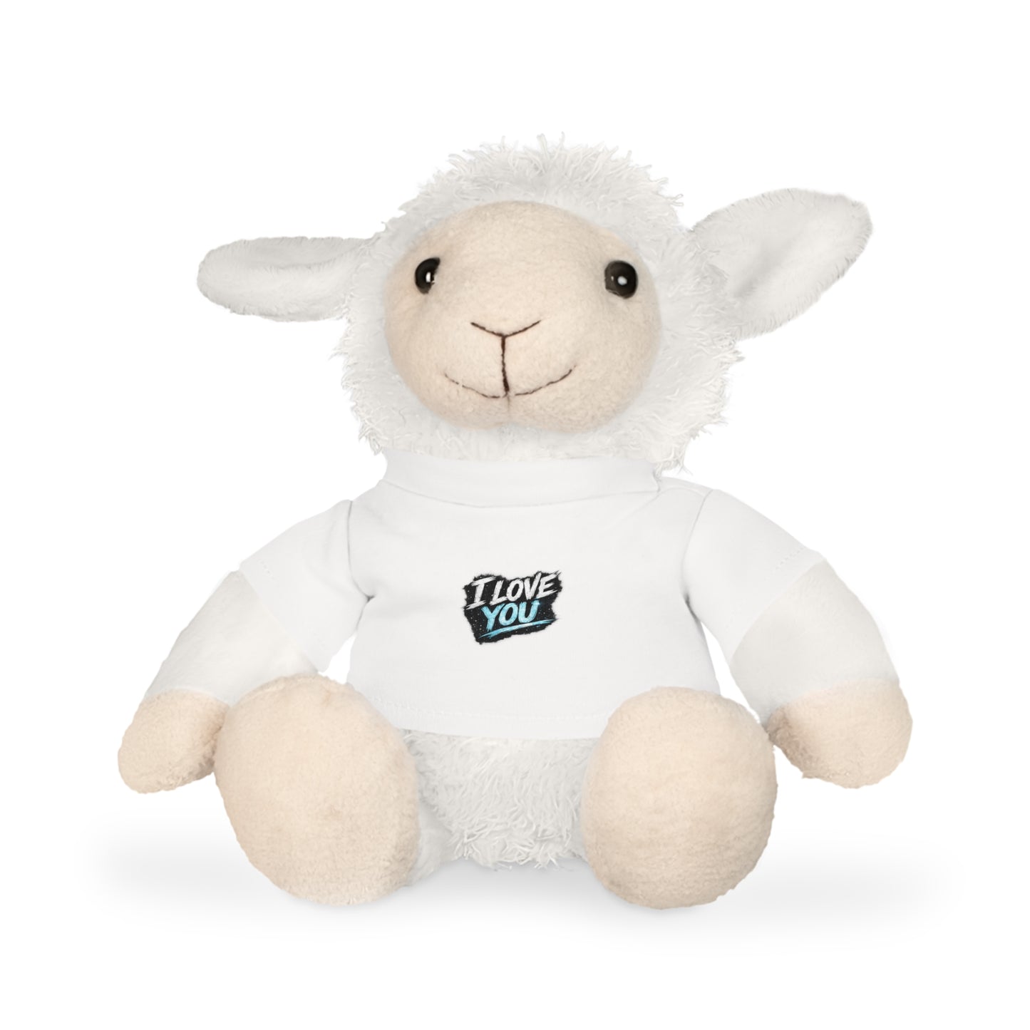 I Love You Plush Bear — Cute Teddy with Graphic T‑Shirt (Valentine’s Gift)