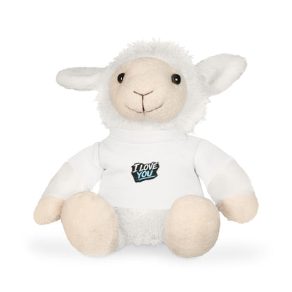 I Love You Plush Bear — Cute Teddy with Graphic T‑Shirt (Valentine’s Gift)