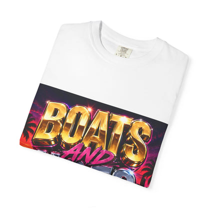Boats and Hiles Graphic T-Shirt — Retro Yacht Beach Vibe Tee