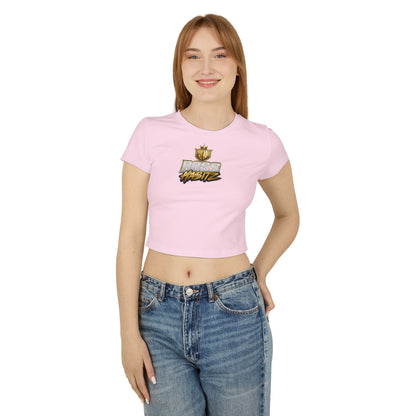 Boss Habitz Graphic Baby Tee — Women's Cropped Casual Top