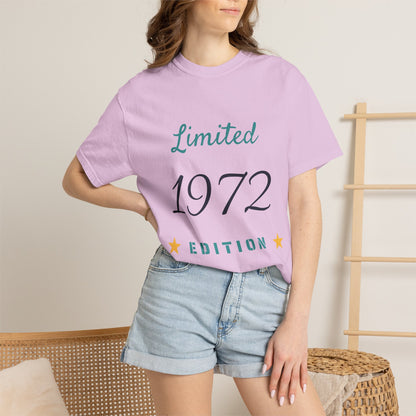 Limited Edition 1972 T-Shirt — Vintage Birthyear Tee