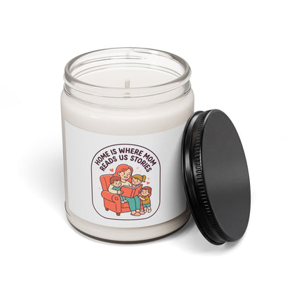 Home Is Where Mom Reads Us Stories Candle | Mother's Day, sentimental