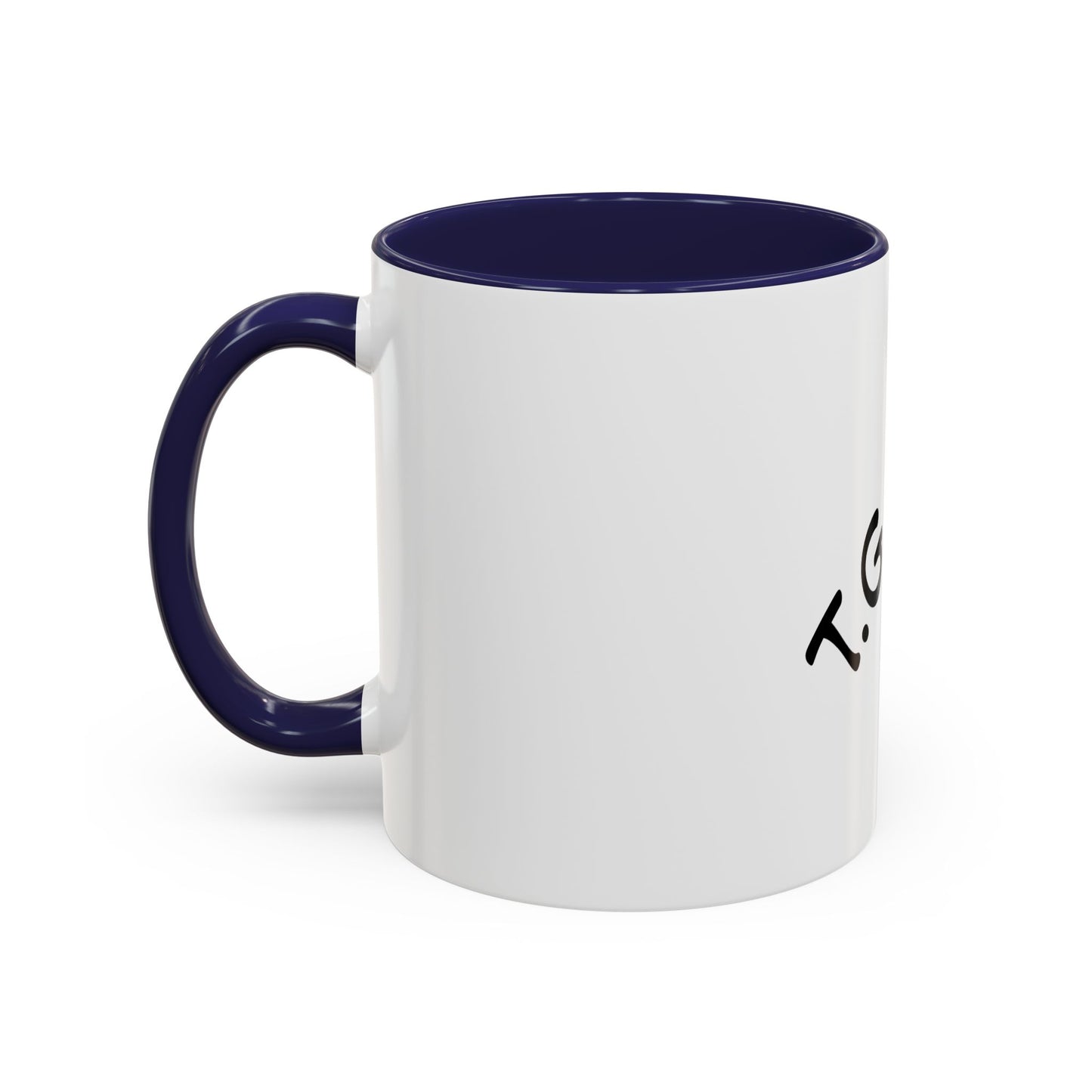 T.G.I. Friyay Accent Coffee Mug - 11/15oz Ceramic Mug for Office, Weekend Vibes & Gift