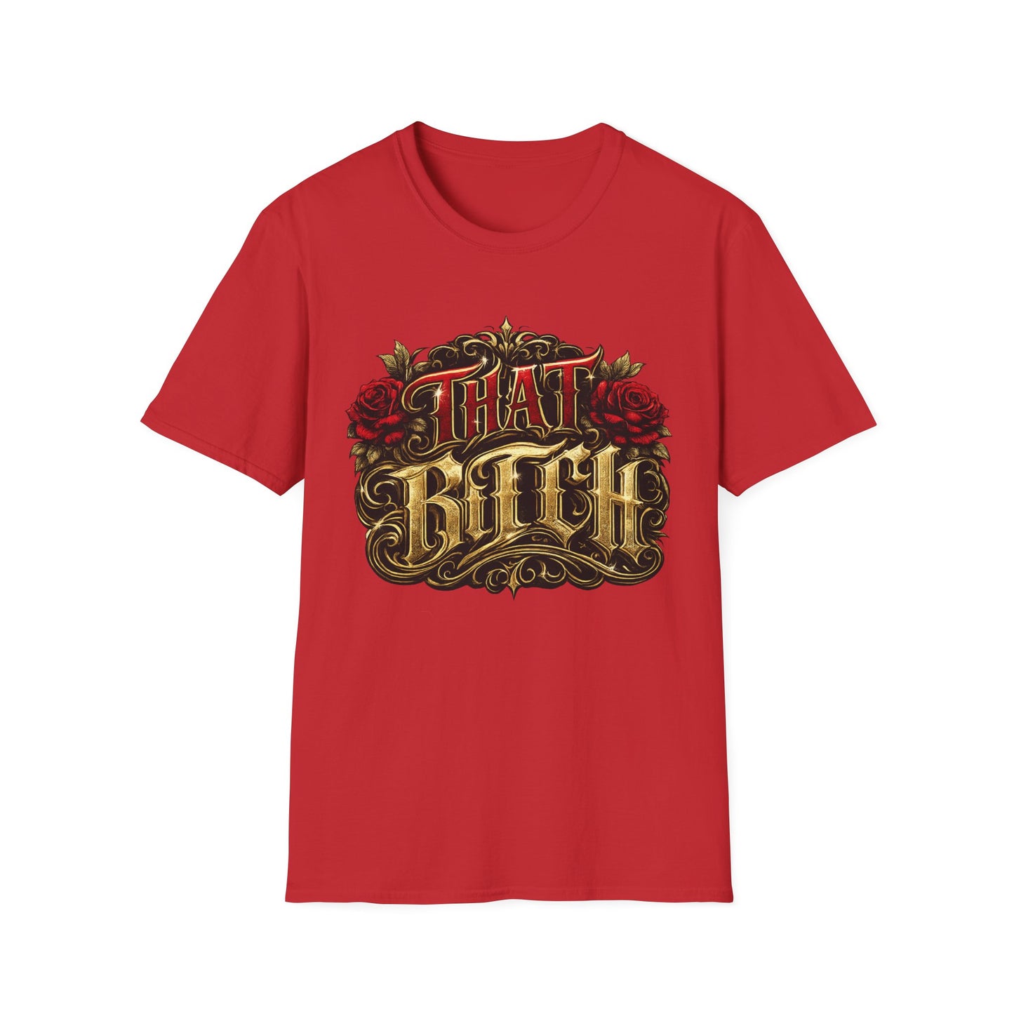 "That Bitch" Vintage Rose Graphic T-Shirt