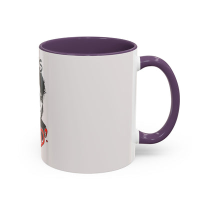 Michael Jackson "Who's Bad?" Accent Coffee Mug