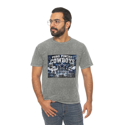 Puro Pinche Cowboys Mineral Wash T-Shirt — Vintage Dallas Football Fan Tee
