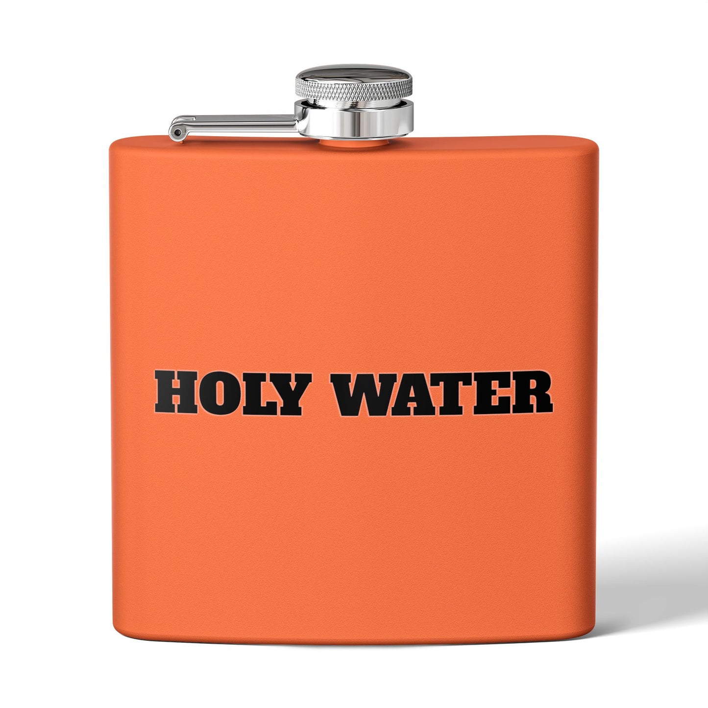 Holy Water Stainless Steel Flask — 6oz Funny Religious Gift