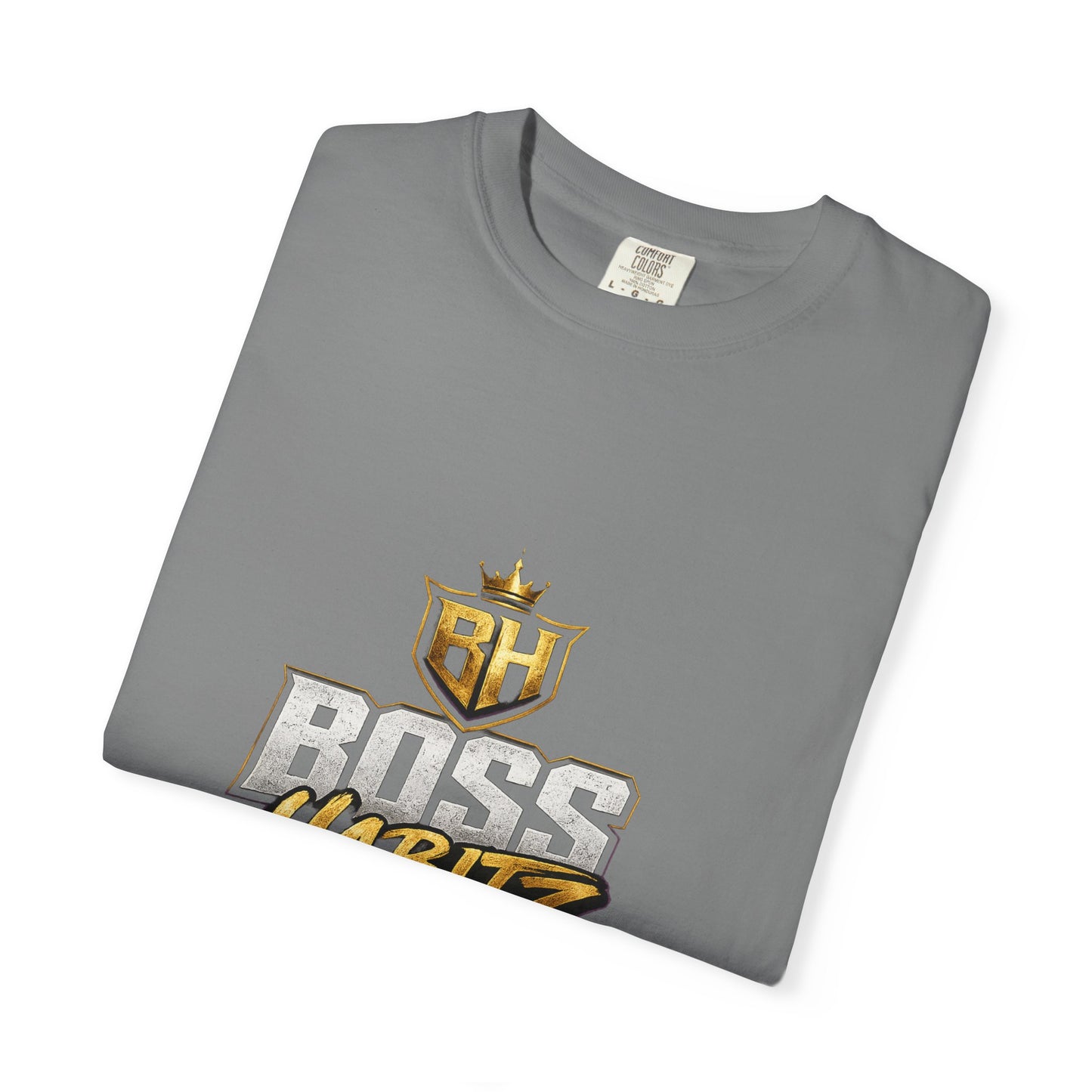Boss Habitz Graphic T-Shirt — Gold Crest Streetwear Tee
