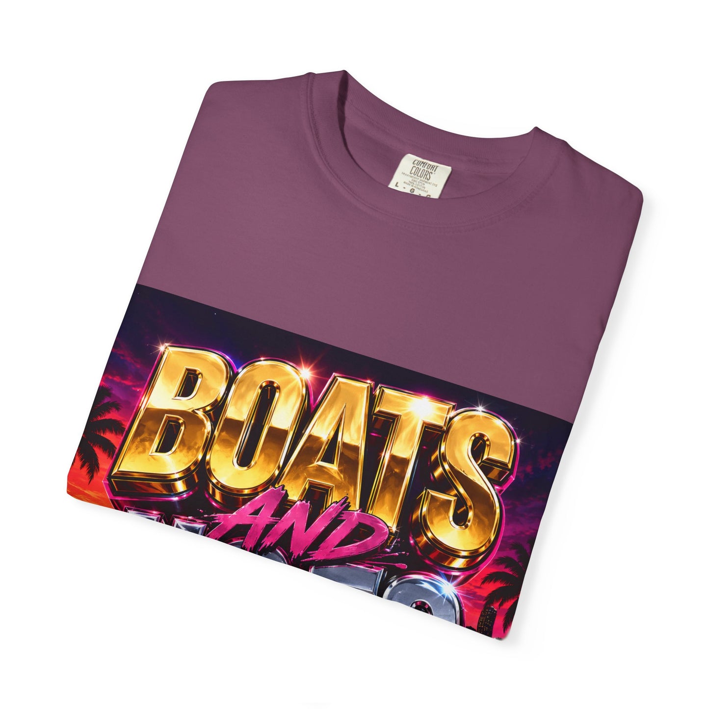 Boats and Hiles Graphic T-Shirt — Retro Yacht Beach Vibe Tee