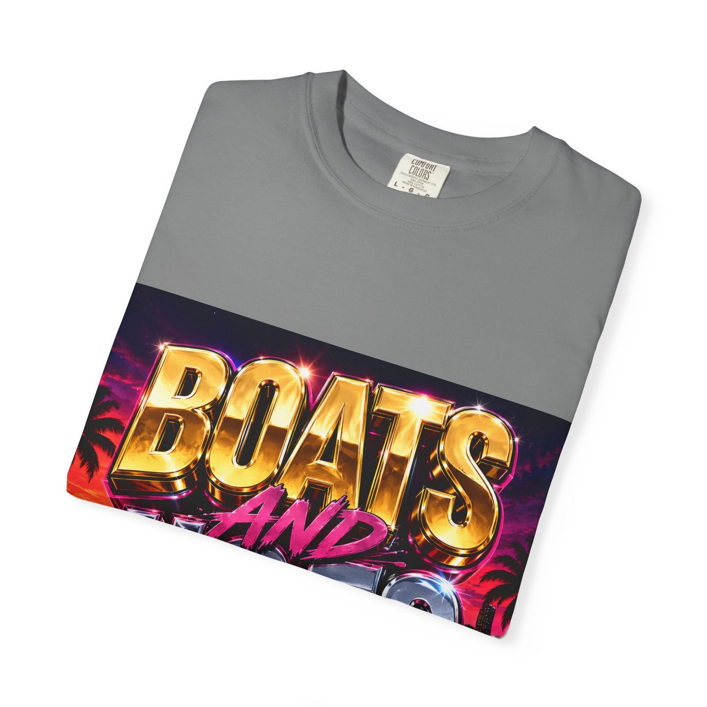 Boats and Hiles Graphic T-Shirt — Retro Yacht Beach Vibe Tee