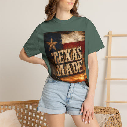 Texas Made T-Shirt – Vintage Rustic Lone Star Tee