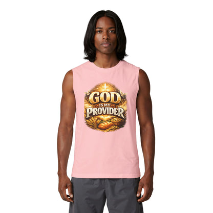 God Is My Provider Muscle Tank — Christian Faith Inspirational Tank Top
