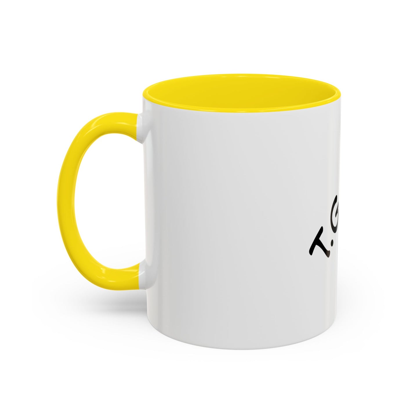 T.G.I. Friyay Accent Coffee Mug - 11/15oz Ceramic Mug for Office, Weekend Vibes & Gift