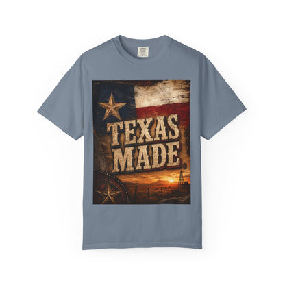 Texas Made T-Shirt – Vintage Rustic Lone Star Tee