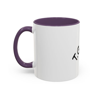 T.G.I. Friyay Accent Coffee Mug - 11/15oz Ceramic Mug for Office, Weekend Vibes & Gift