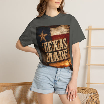 Texas Made T-Shirt – Vintage Rustic Lone Star Tee