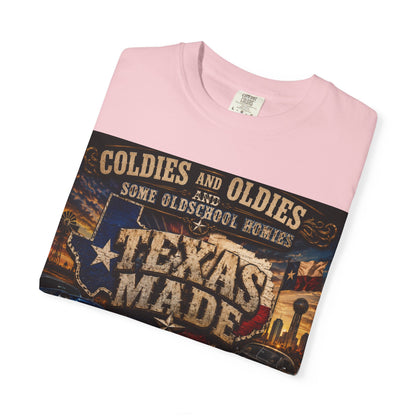 Texas Made Vintage Car T-Shirt — "Hello Motha Fuckaaaa" Back Print