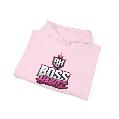 Boss Habitz Hoodie — Bold Logo Streetwear Pullover