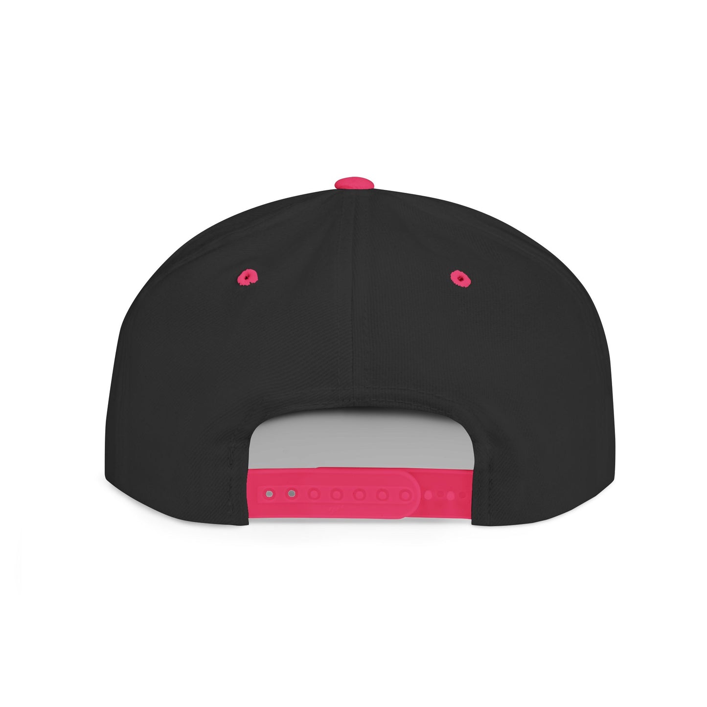 Snapback Hat — Gold Crown Shield Logo Flat Bill Cap