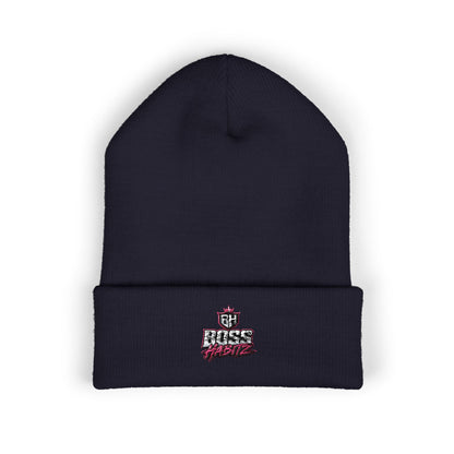 Boss Mode Embroidered Cuffed Beanie — Streetwear Winter Hat