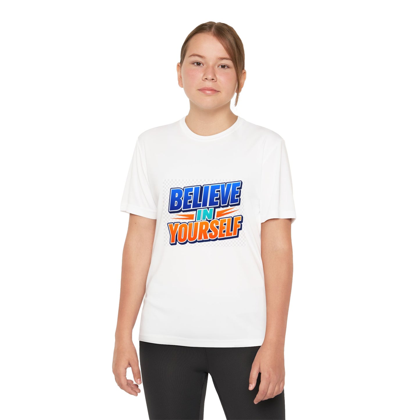 Believe In Yourself Youth Tee — Motivational Kids Graphic T-Shirt