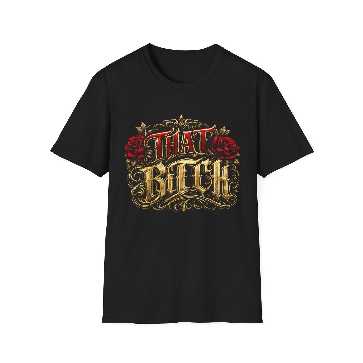"That Bitch" Vintage Rose Graphic T-Shirt
