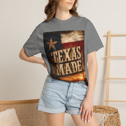 Texas Made T-Shirt – Vintage Rustic Lone Star Tee