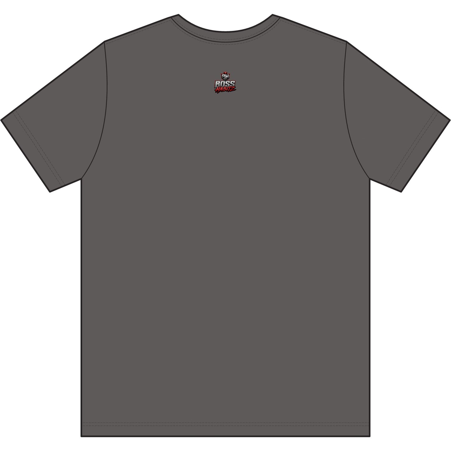 Graphic Tee — Bold Red 'F***' Streetwear T-Shirt with Boss Hustle Logo