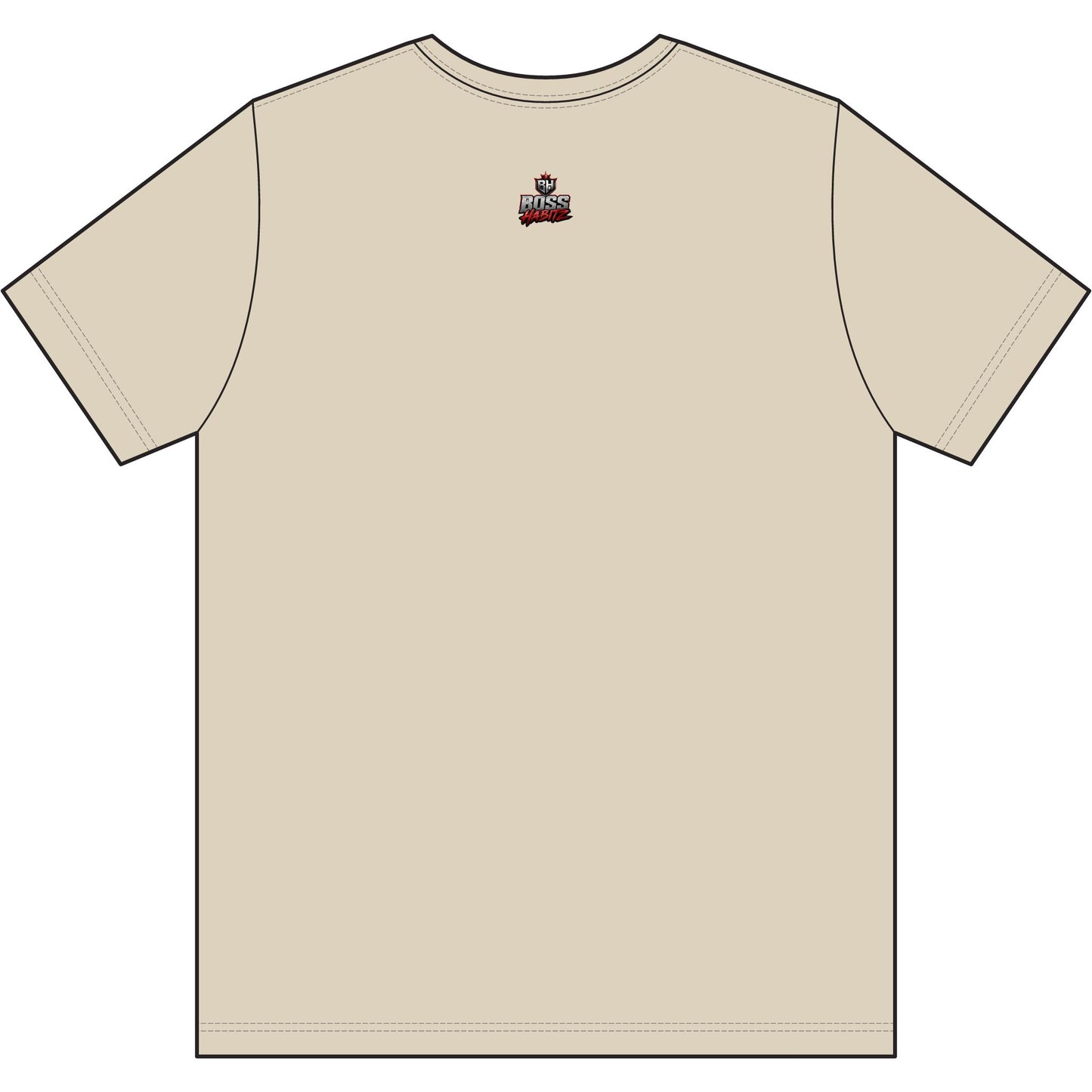 Graphic Tee — Bold Red 'F***' Streetwear T-Shirt with Boss Hustle Logo