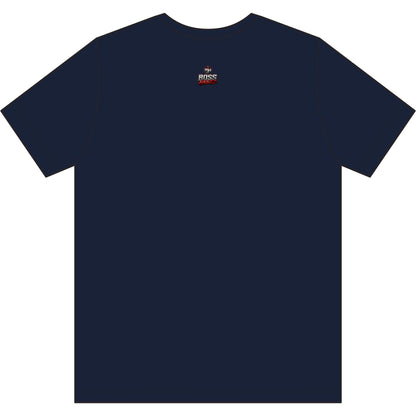 Graphic Tee — Bold Red 'F***' Streetwear T-Shirt with Boss Hustle Logo