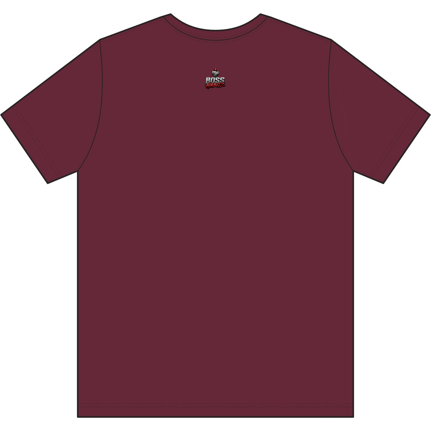 Graphic Tee — Bold Red 'F***' Streetwear T-Shirt with Boss Hustle Logo