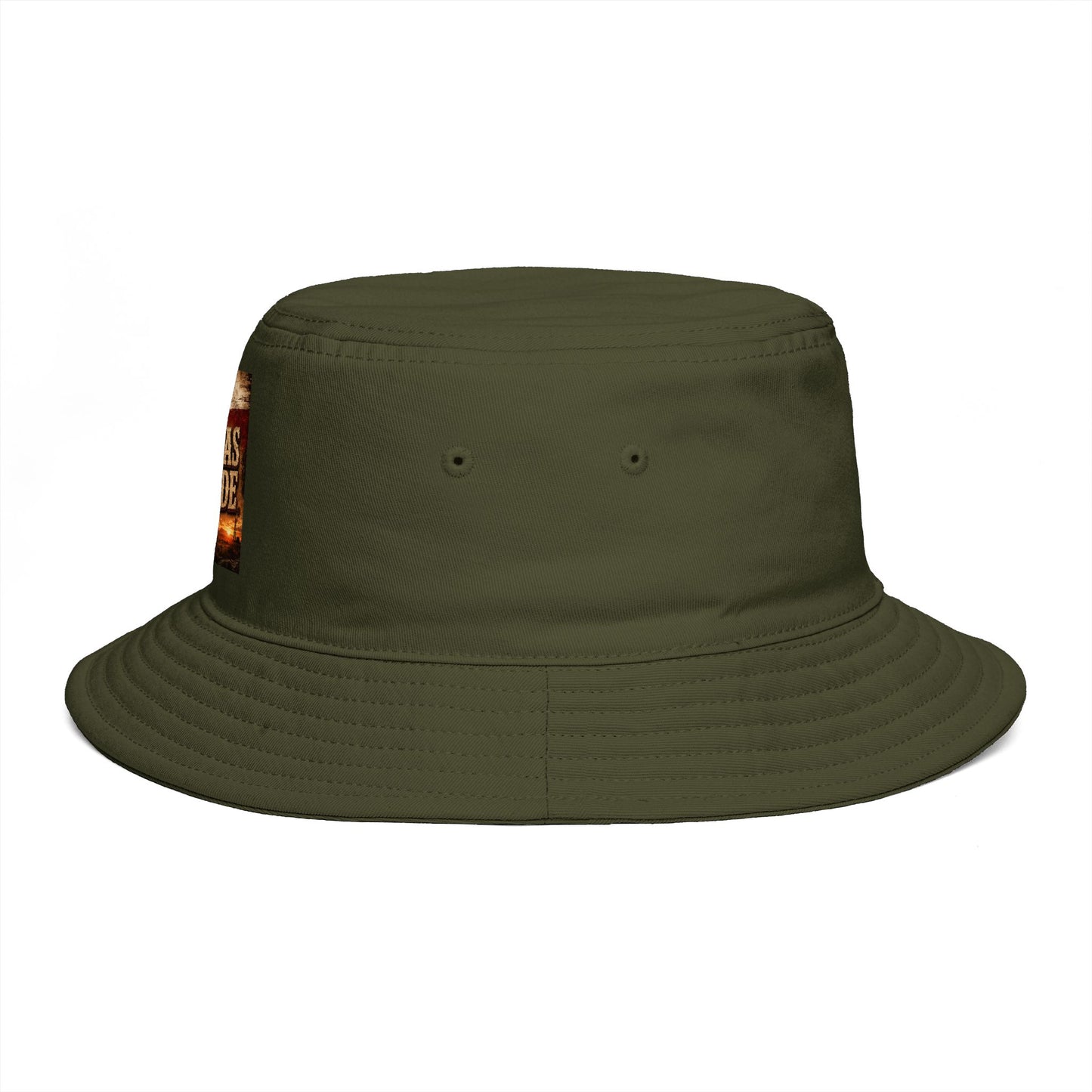 Texas Made Bucket Hat — Vintage Flag Graphic