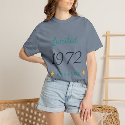Limited Edition 1972 T-Shirt — Vintage Birthyear Tee