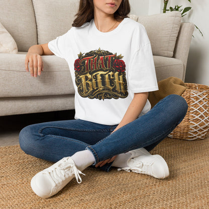 "That Bitch" Vintage Rose Graphic T-Shirt