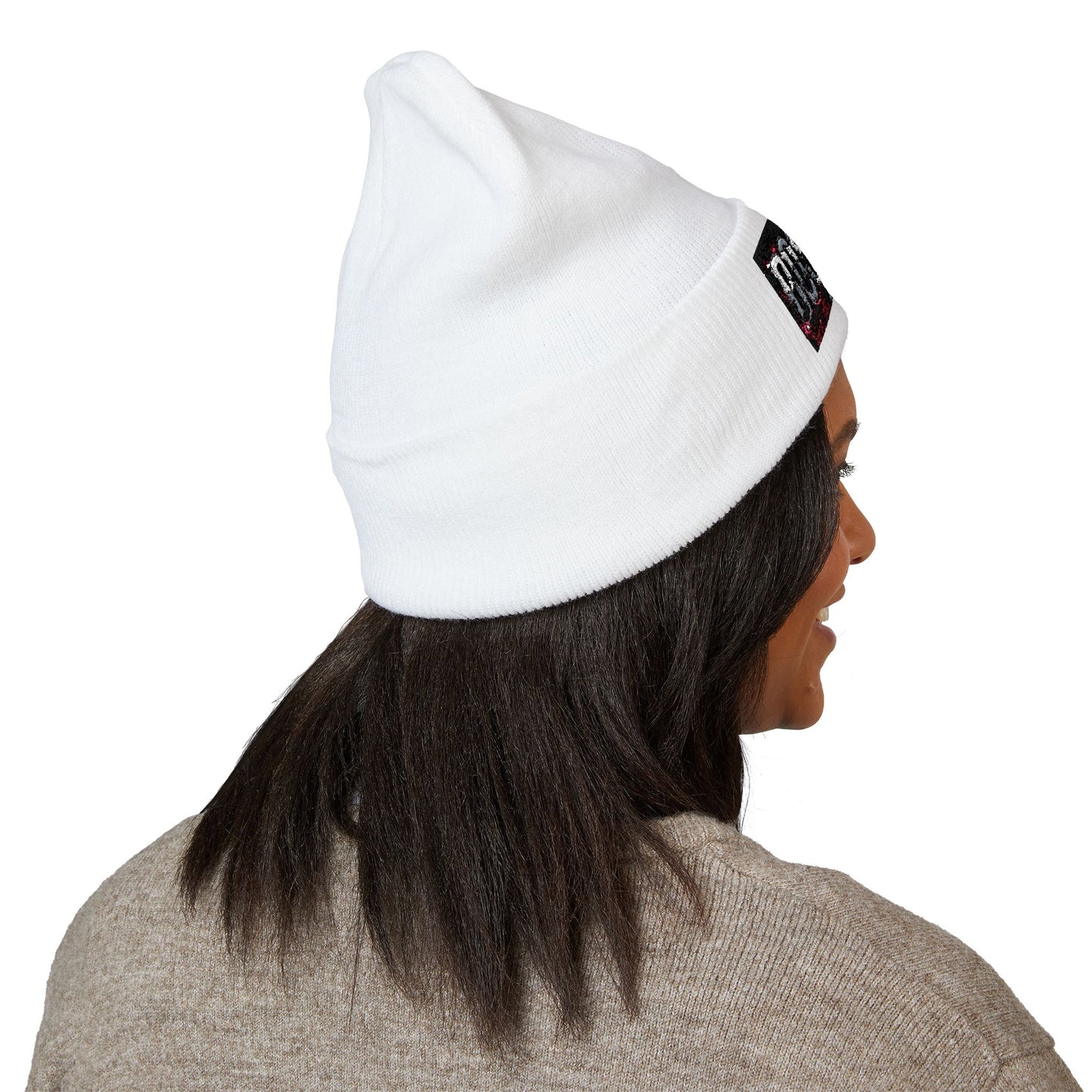 Boss Life Embroidered Cuffed Beanie — Streetwear Knit Hat for Confident Style