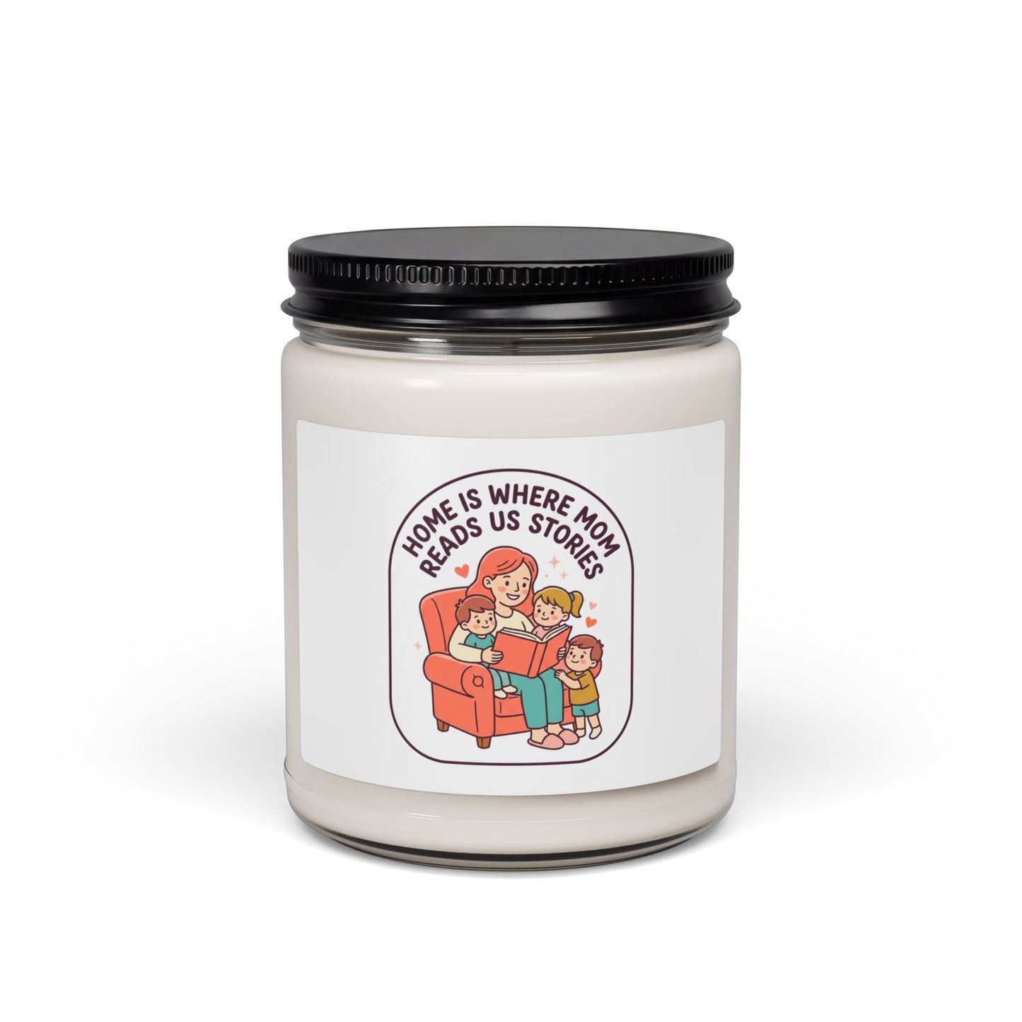 Home Is Where Mom Reads Us Stories Candle | Mother's Day, sentimental
