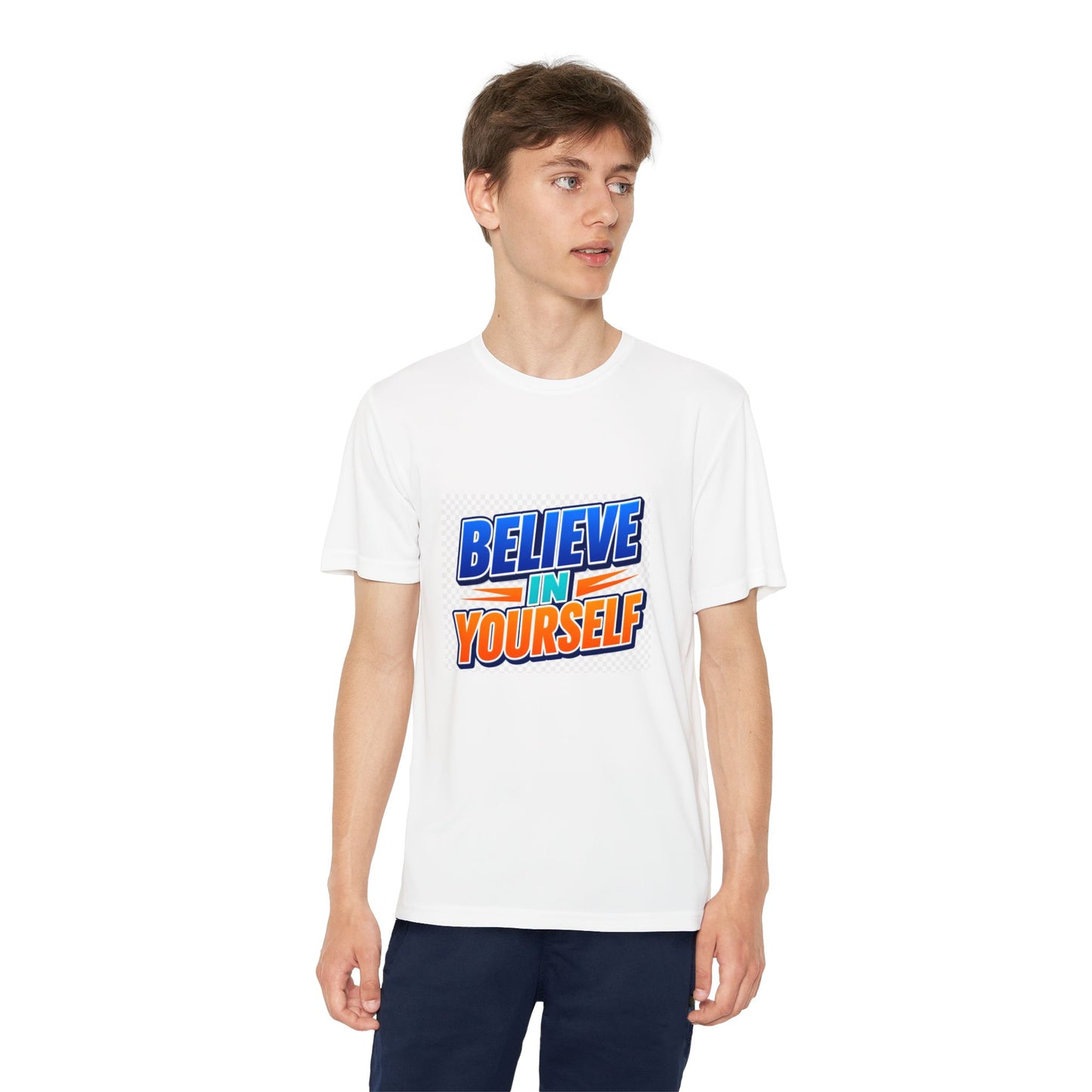 Believe In Yourself Youth Tee — Motivational Kids Graphic T-Shirt