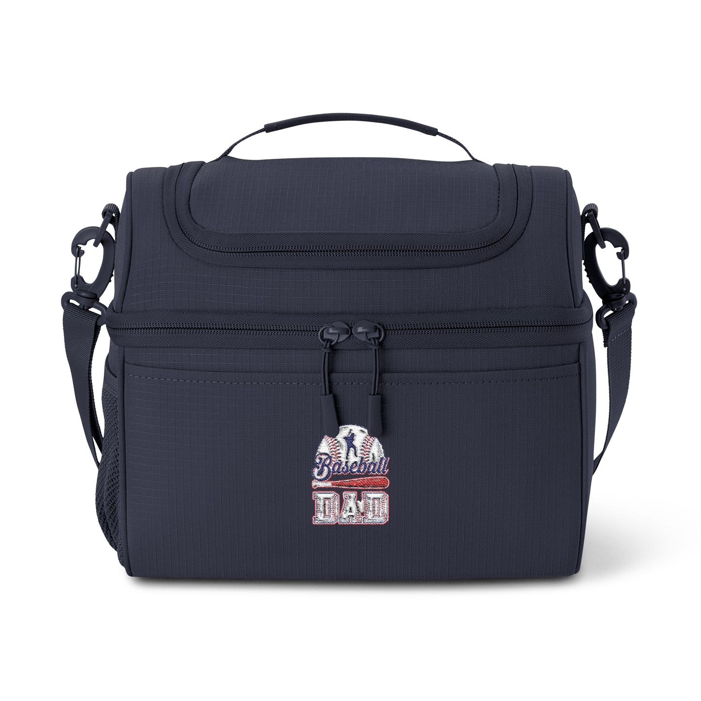 Insulated Cooler Bag with Beanie Patch — Compact Lunch Tote for Winter Outdoor Activities