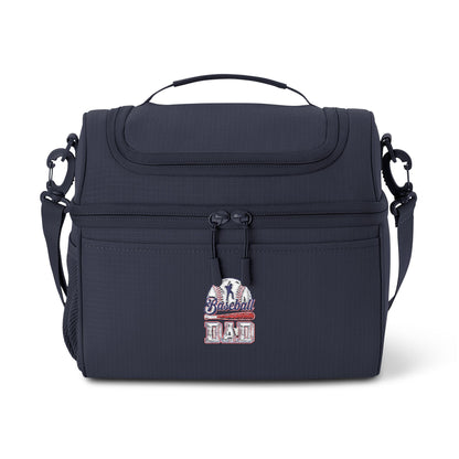 Insulated Cooler Bag with Beanie Patch — Compact Lunch Tote for Winter Outdoor Activities