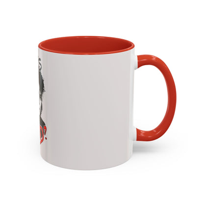 Michael Jackson "Who's Bad?" Accent Coffee Mug