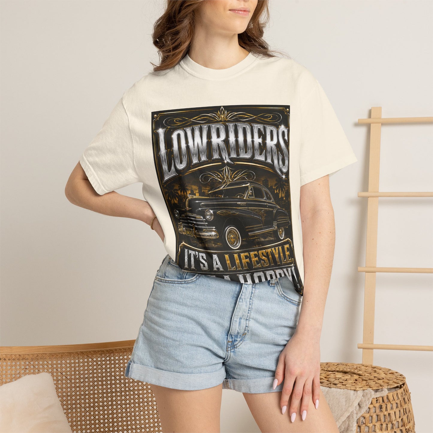 Lowriders T-Shirt — "It's a Lifestyle Not a Hobby" Classic Car Tee