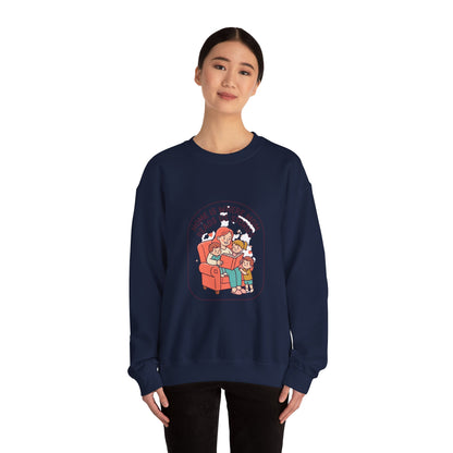 Home Is Where Mom Reads Us Stories Sweatshirt | Mother’s Day, Cozy Mom Life
