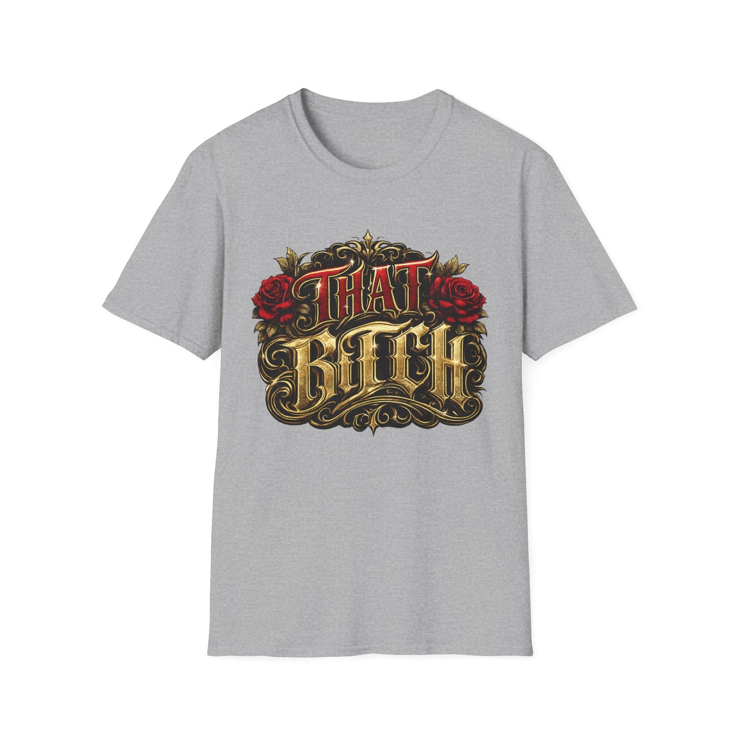 "That Bitch" Vintage Rose Graphic T-Shirt