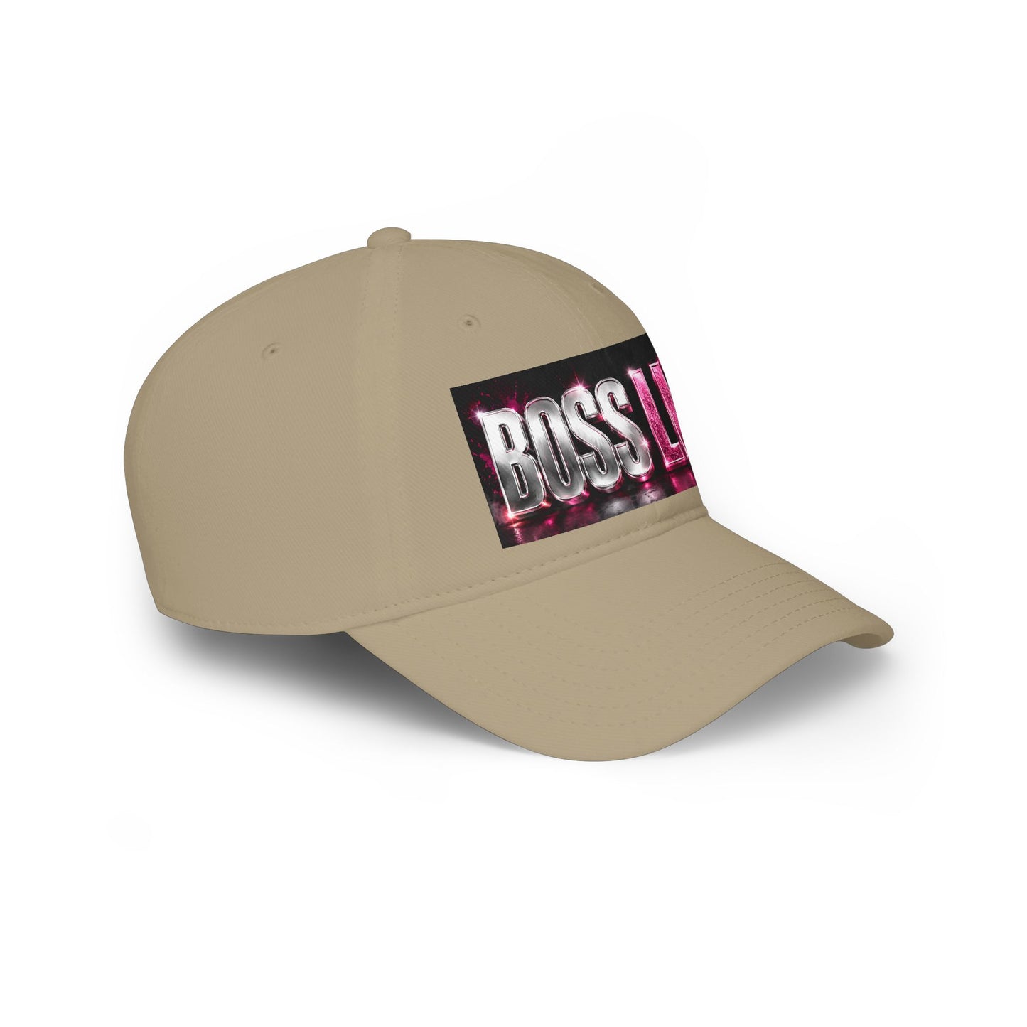 Boss Life Baseball Cap — Bold Metallic Pink Trucker Hat for Women & Men