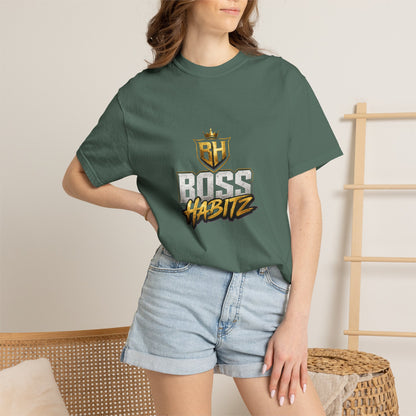 Boss Habitz Graphic T-Shirt — Gold Crest Streetwear Tee