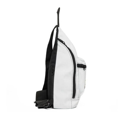Sling Bag — White Gold Emblem Crossbody Pack