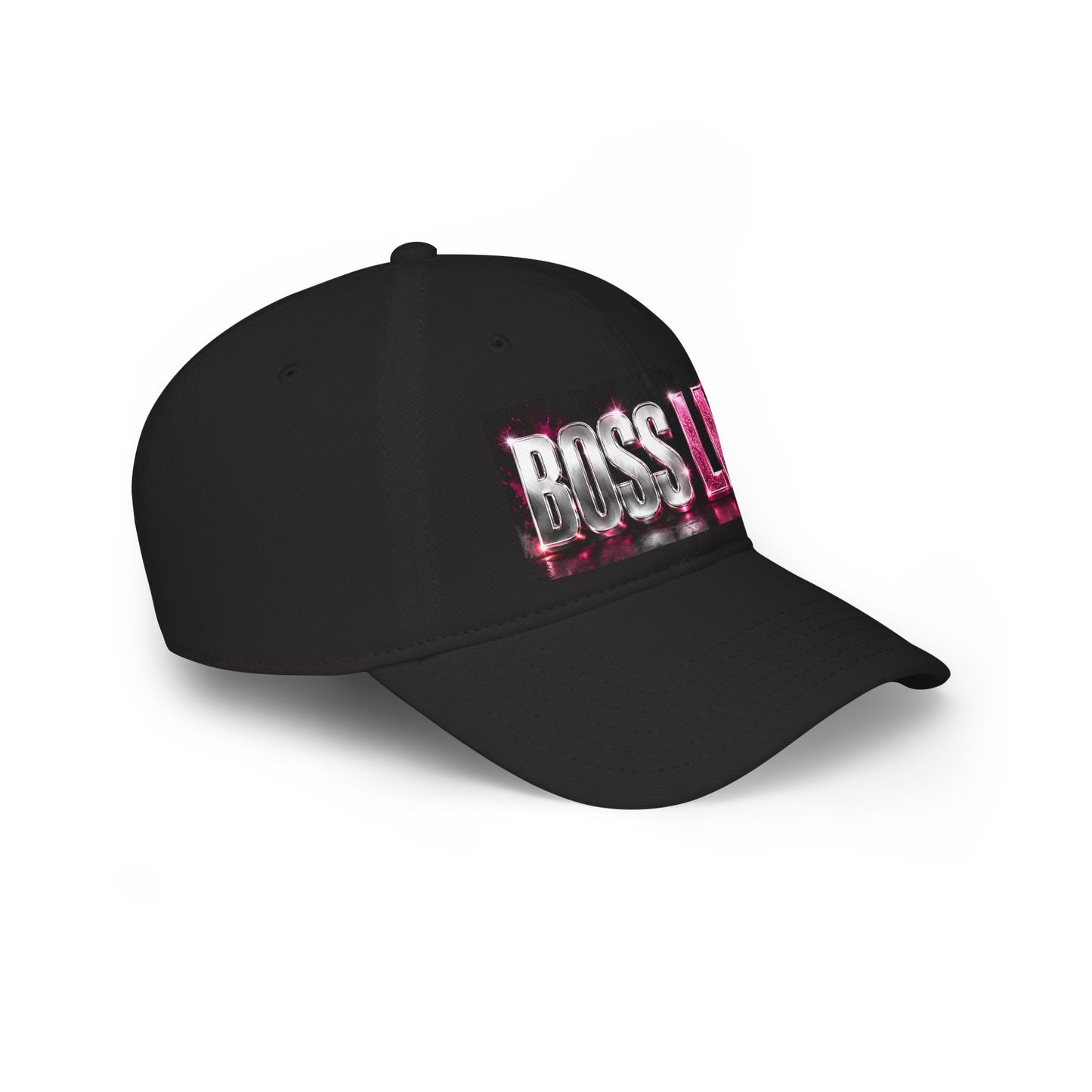 Boss Life Baseball Cap — Bold Metallic Pink Trucker Hat for Women & Men
