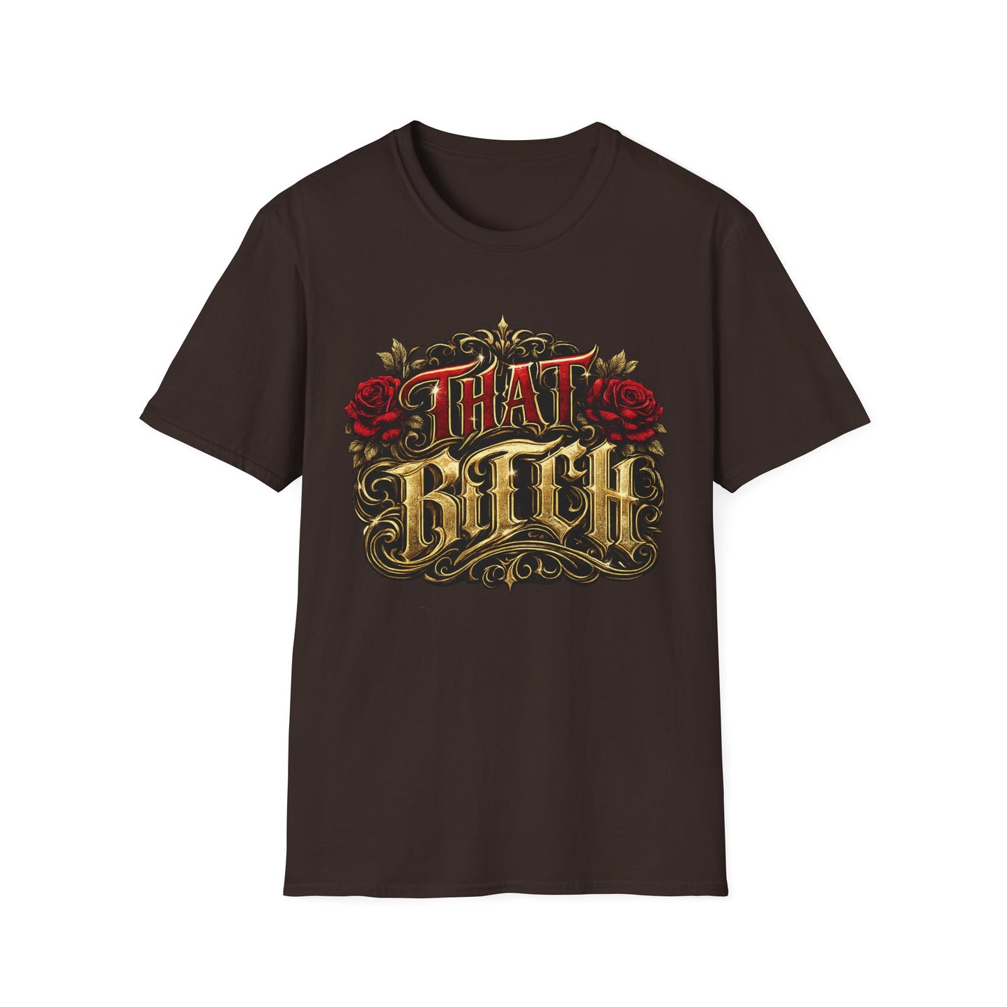 "That Bitch" Vintage Rose Graphic T-Shirt