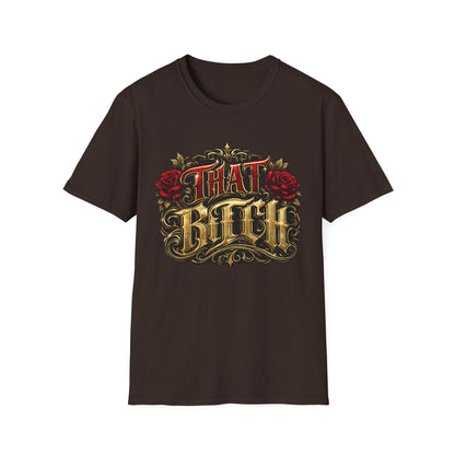 "That Bitch" Vintage Rose Graphic T-Shirt