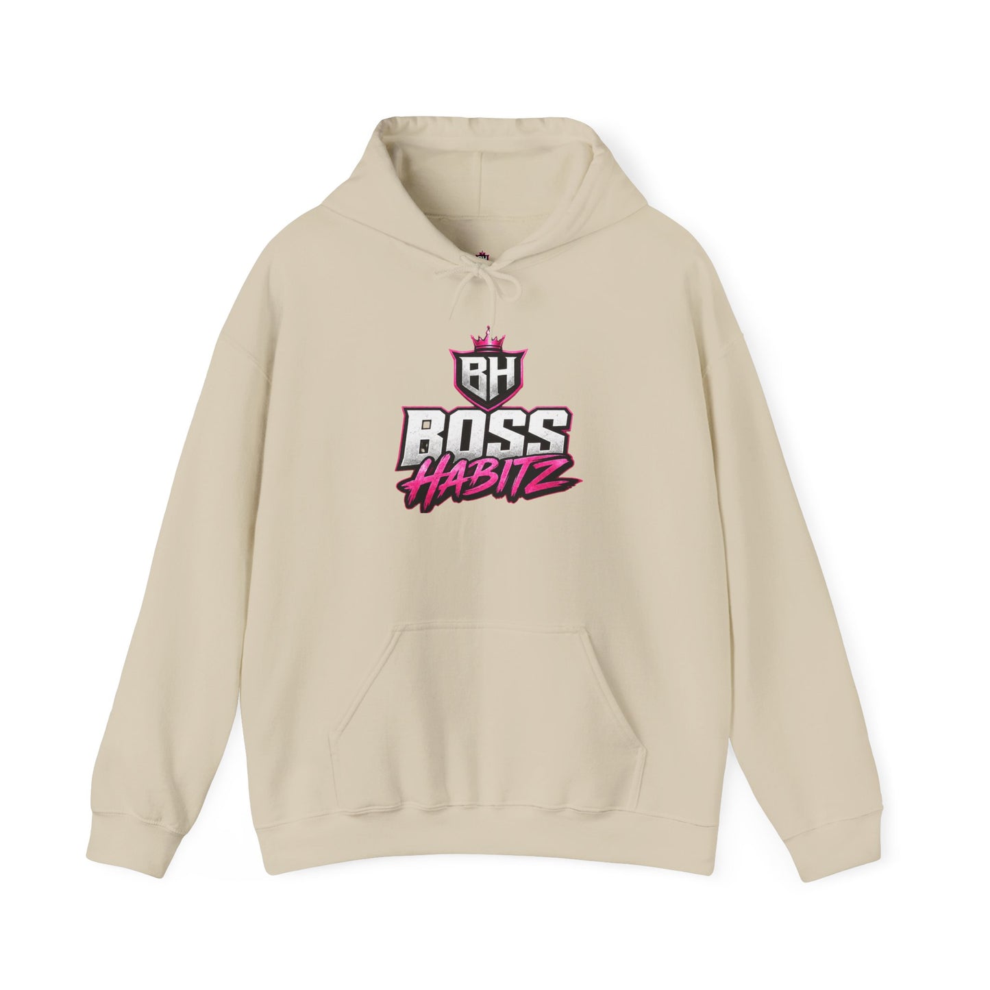 Boss Habitz Hoodie — Bold Logo Streetwear Pullover